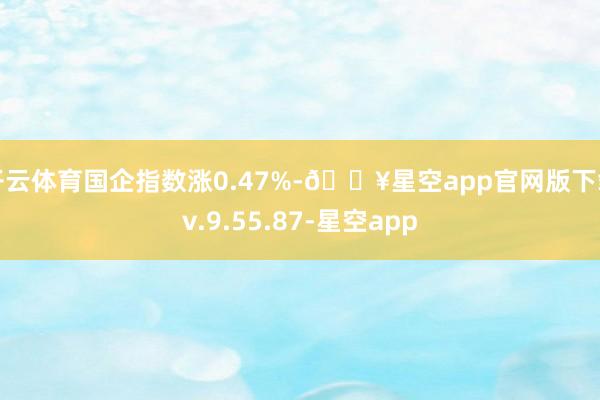 开云体育国企指数涨0.47%-🔥星空app官网版下载v.9.55.87-星空app