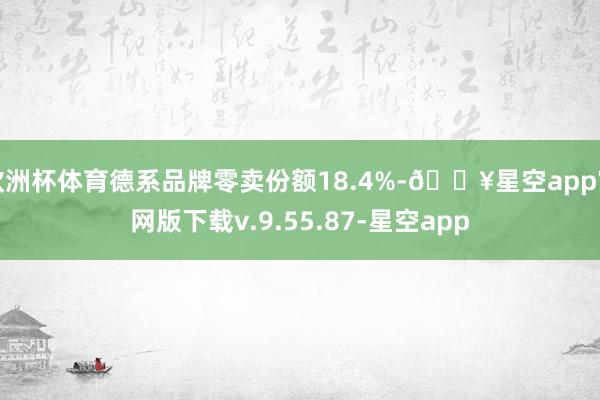 欧洲杯体育德系品牌零卖份额18.4%-🔥星空app官网版下载v.9.55.87-星空app