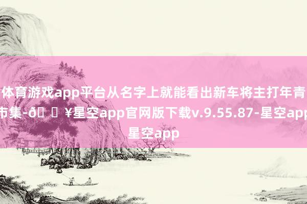 体育游戏app平台从名字上就能看出新车将主打年青市集-🔥星空app官网版下载v.9.55.87-星空app