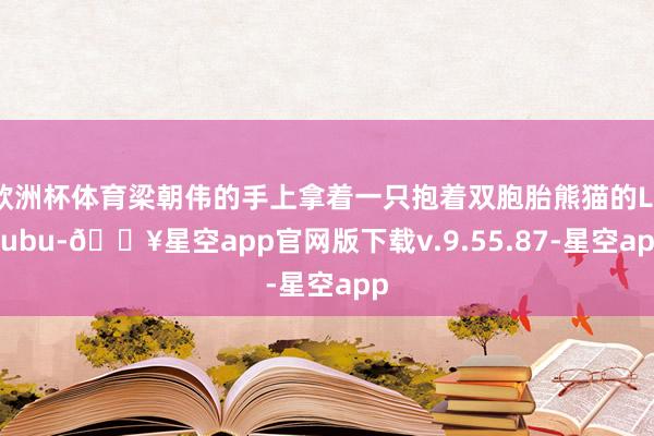 欧洲杯体育梁朝伟的手上拿着一只抱着双胞胎熊猫的Labubu-🔥星空app官网版下载v.9.55.87-星空app