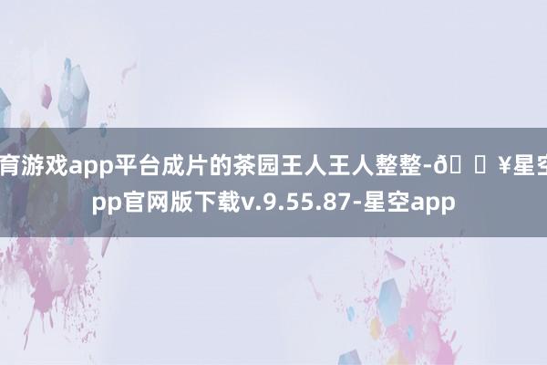体育游戏app平台成片的茶园王人王人整整-🔥星空app官网版下载v.9.55.87-星空app